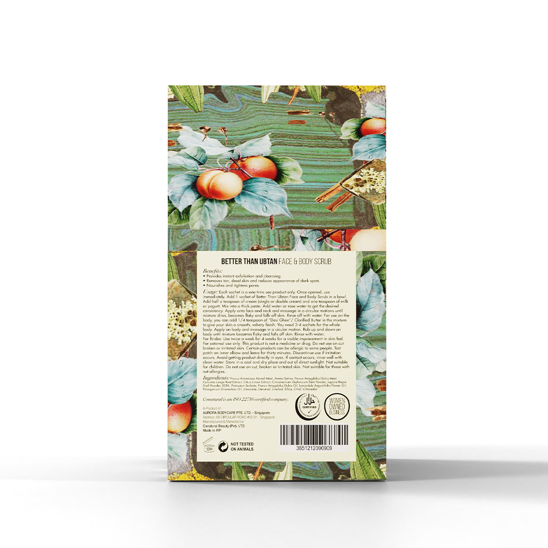 CoNatural Better Than Ubtan Face And Body Scrub 120 GM