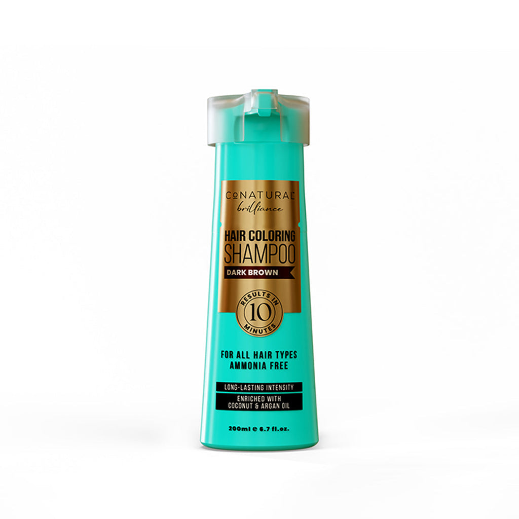CoNatural Hair Coloring Shampoo 200 ML Dark Brown