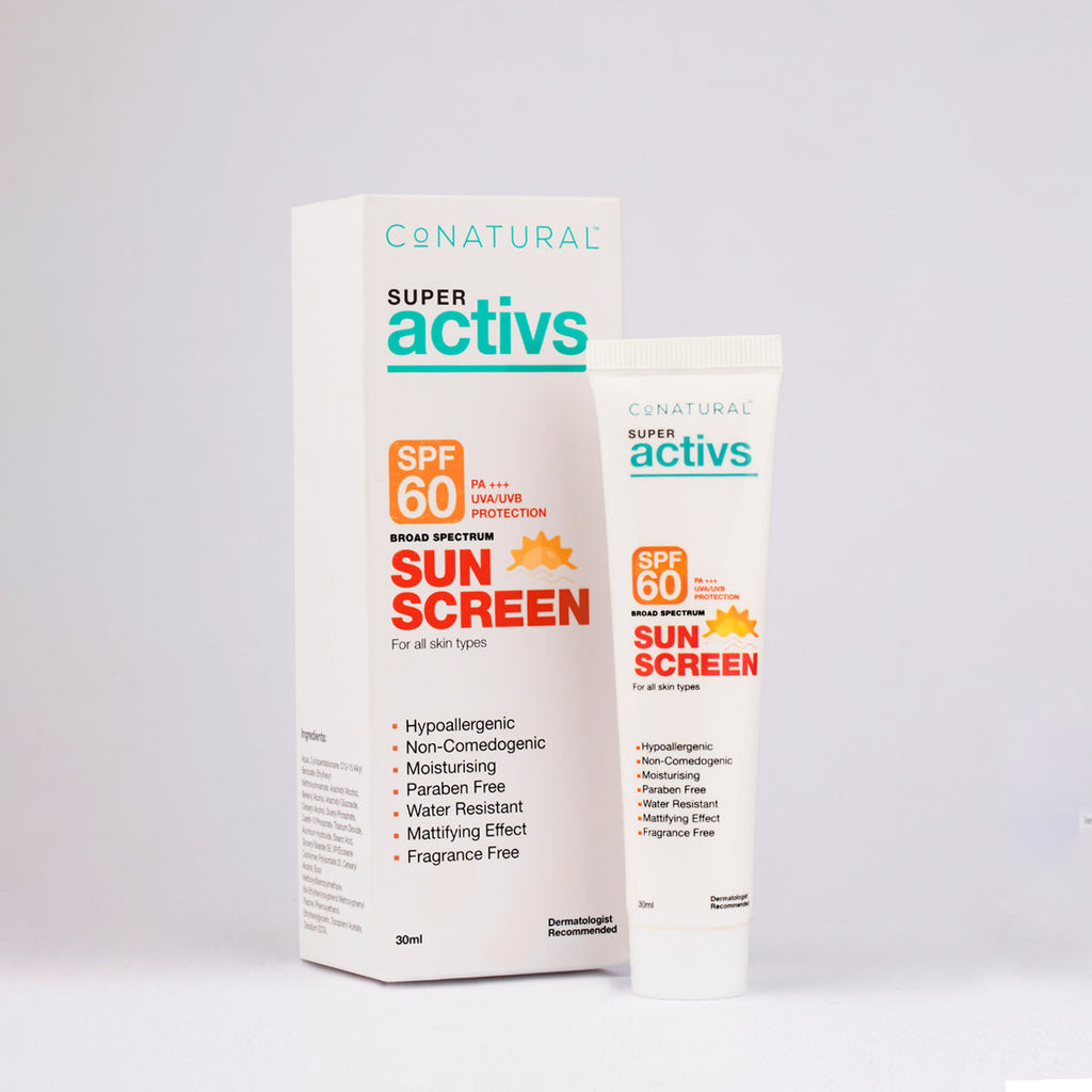 CoNatural Super Activs Sunscreen SPF 60 30 ML