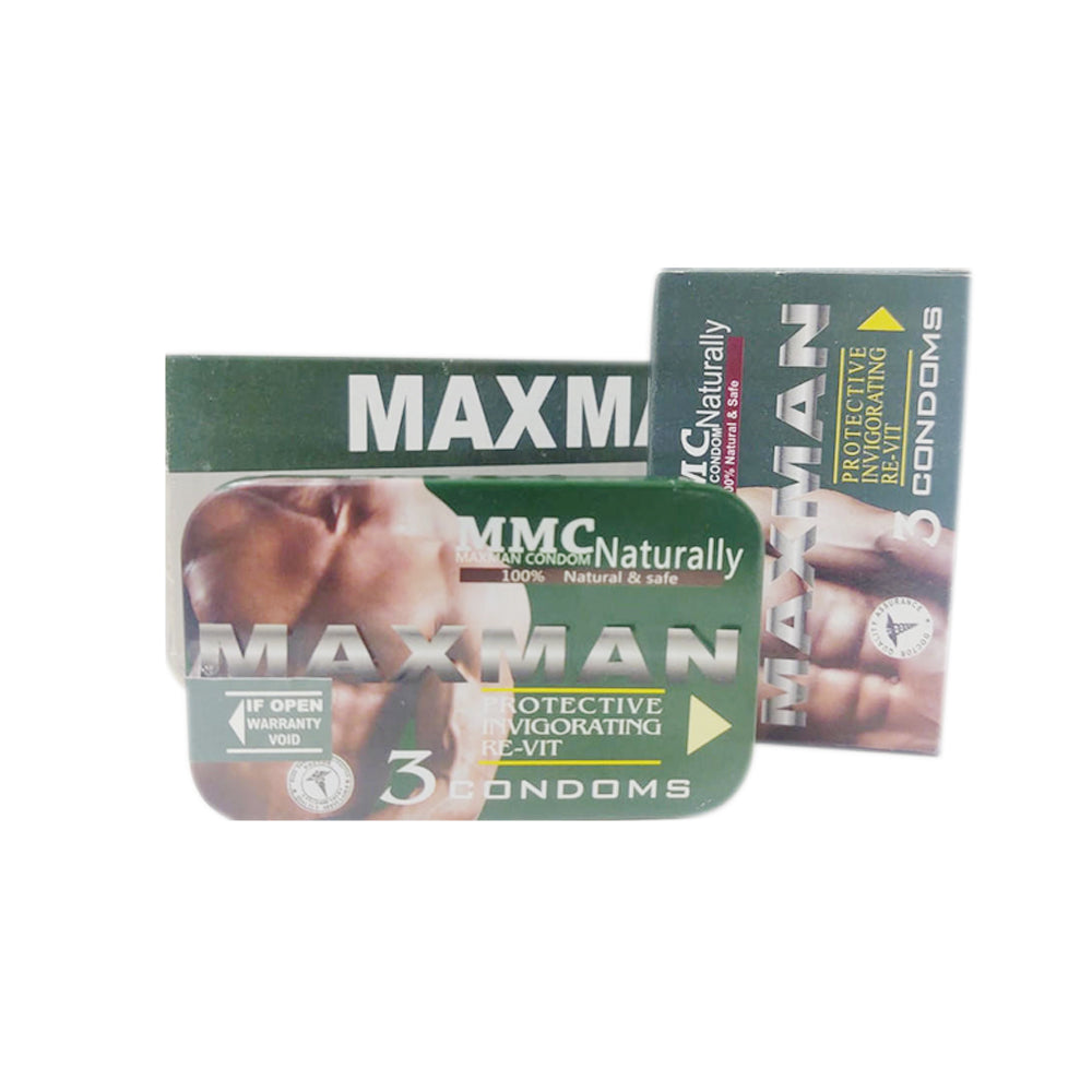 MMC Maxman Delay Condom Tin - 3 PCS
