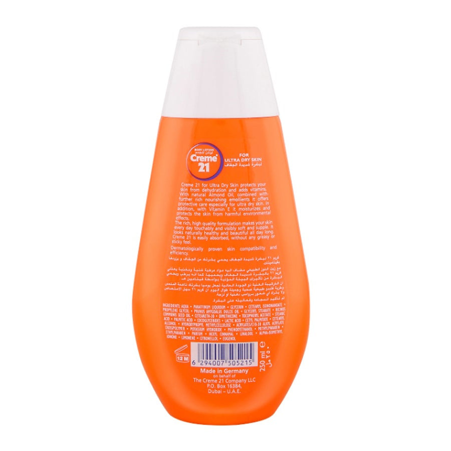 Creme 21 Body Lotion Ultra Dry Skin 250 ML