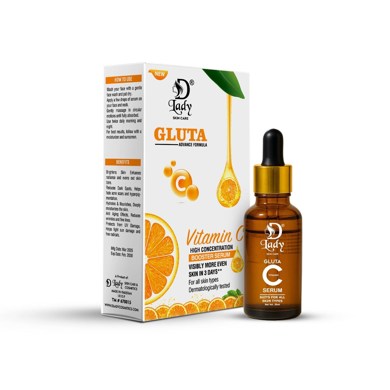 D Lady Gluta Vitamin C Booster Serum 30 ML