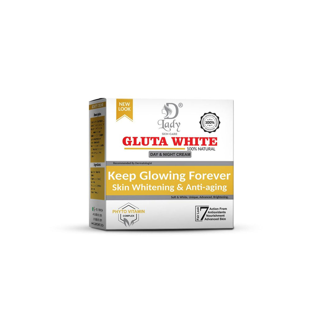 D Lady Gluta White Face Cream Day & Night Cream
