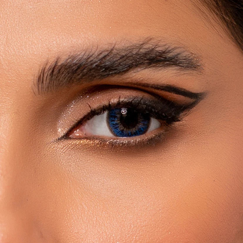 Comfort Lens  Rainbow Aqua Blue