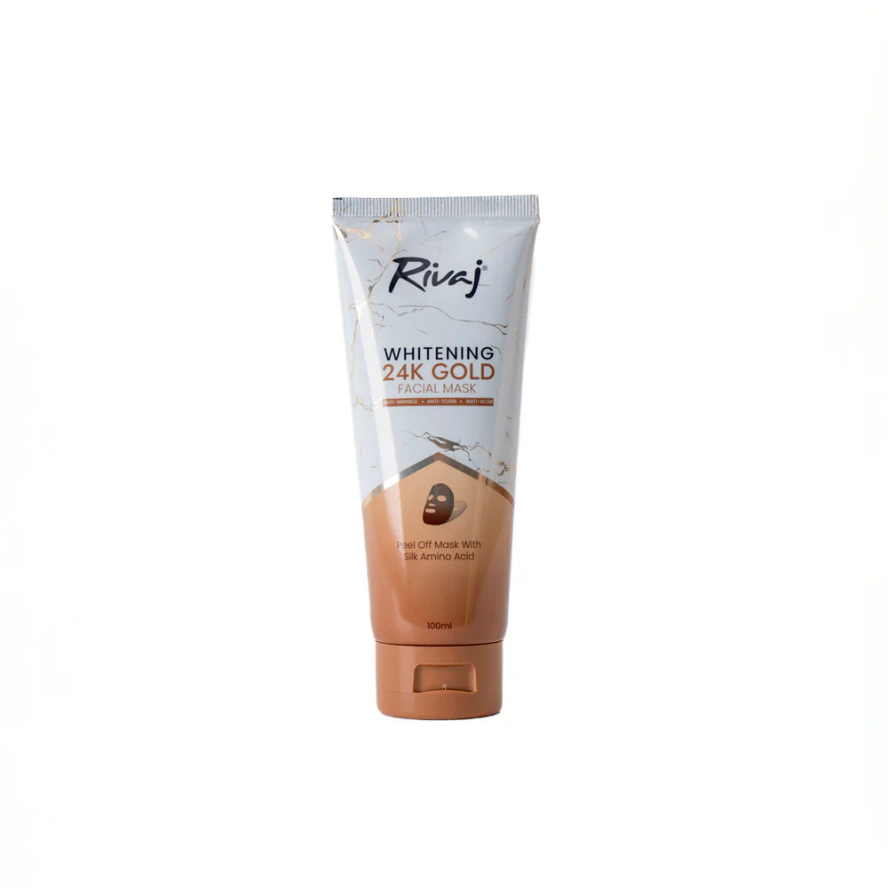 Rivaj UK Whitening 24K Gold Facial Mask 100  ML