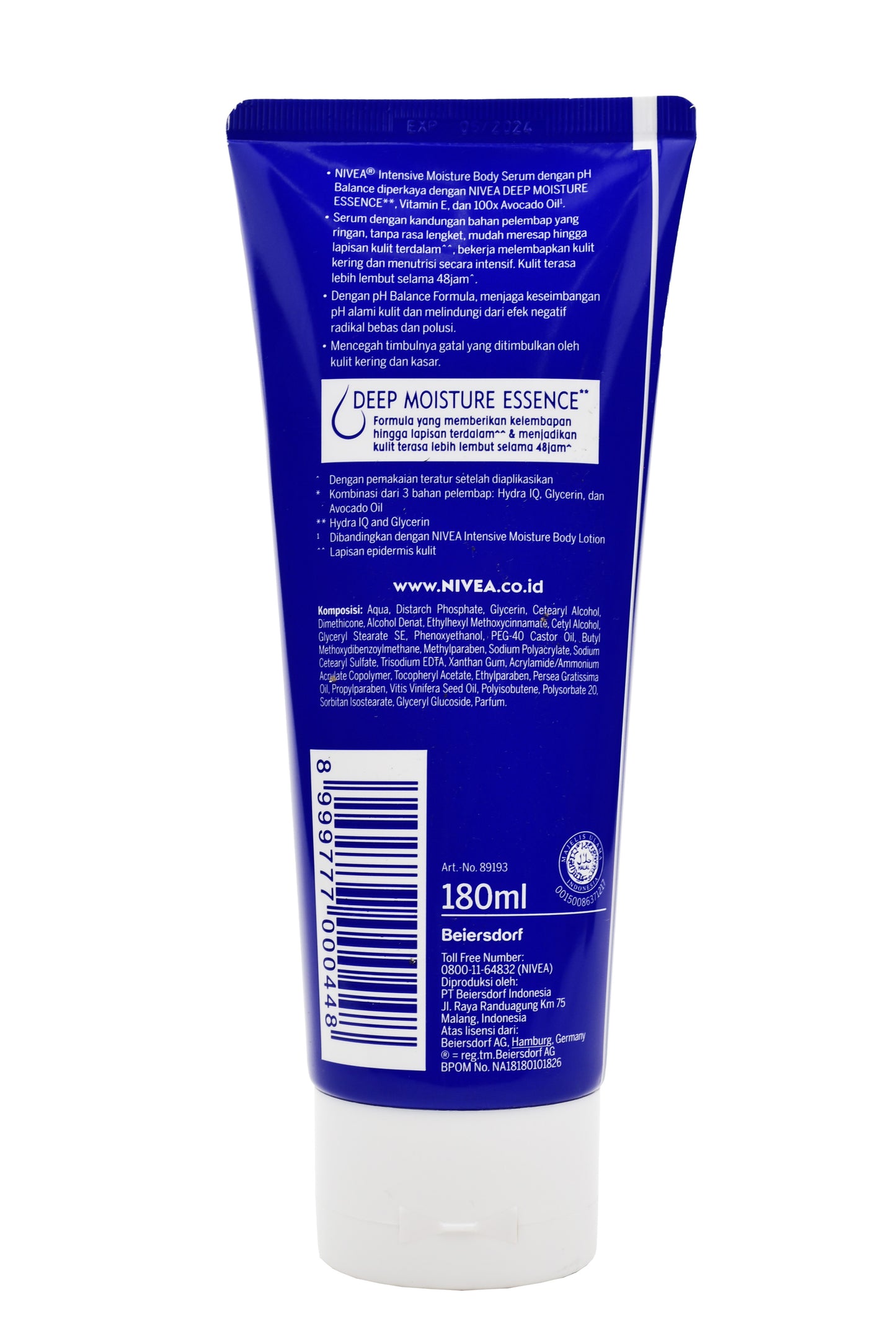 Nivea Body Serum Intensive Moisture Tube 180 ML