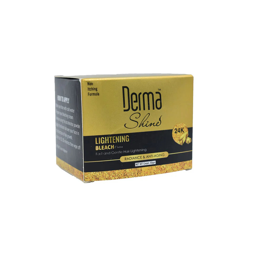 Derma Shine Hair Lightening Bleach Cream 60 GM