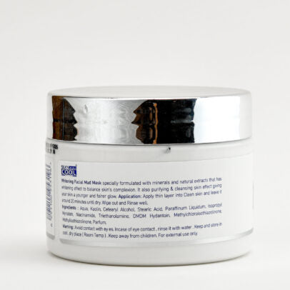 Silky Cool Whitening Facial Mud Mask (With Mint) 350 ML