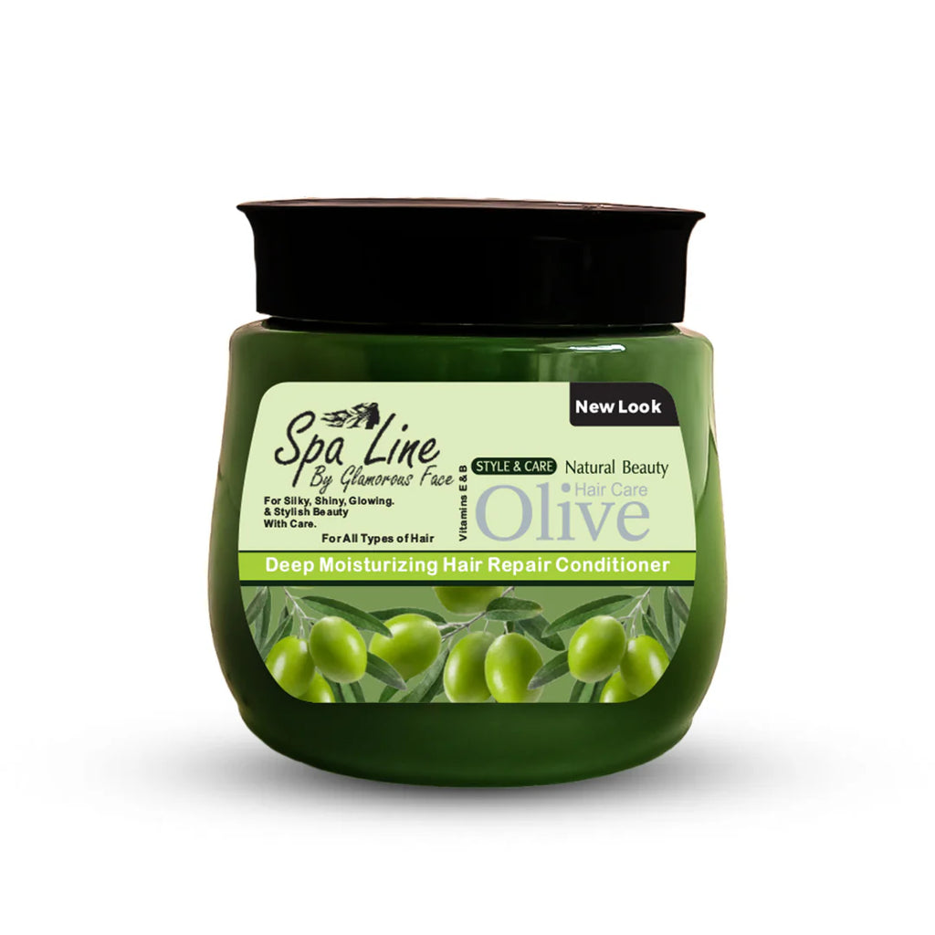 Spa Line Olive Hair Repair Conditioner Jar 650 G