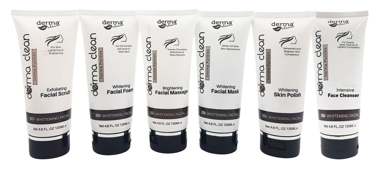 Derma Clean 3D Whitening Facial Kit 120 ML