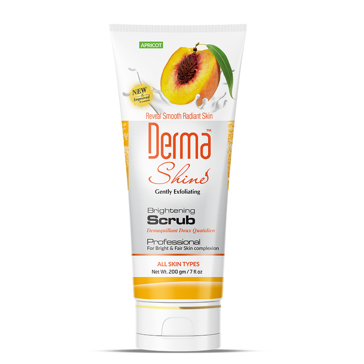 Derma Shine Brightening Apricot Scrub 200 GM