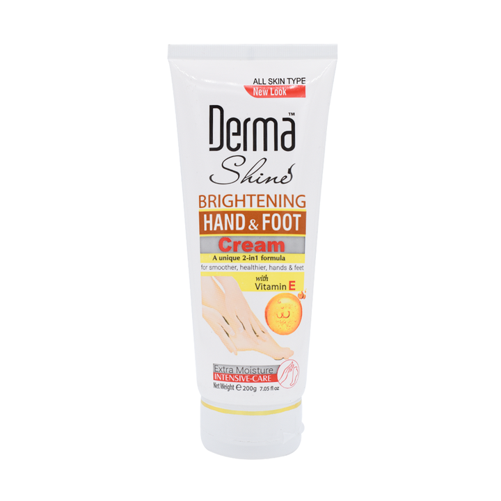 Derma Shine Hand And Foot Brightening Cream 200 GM Rozzana.pk