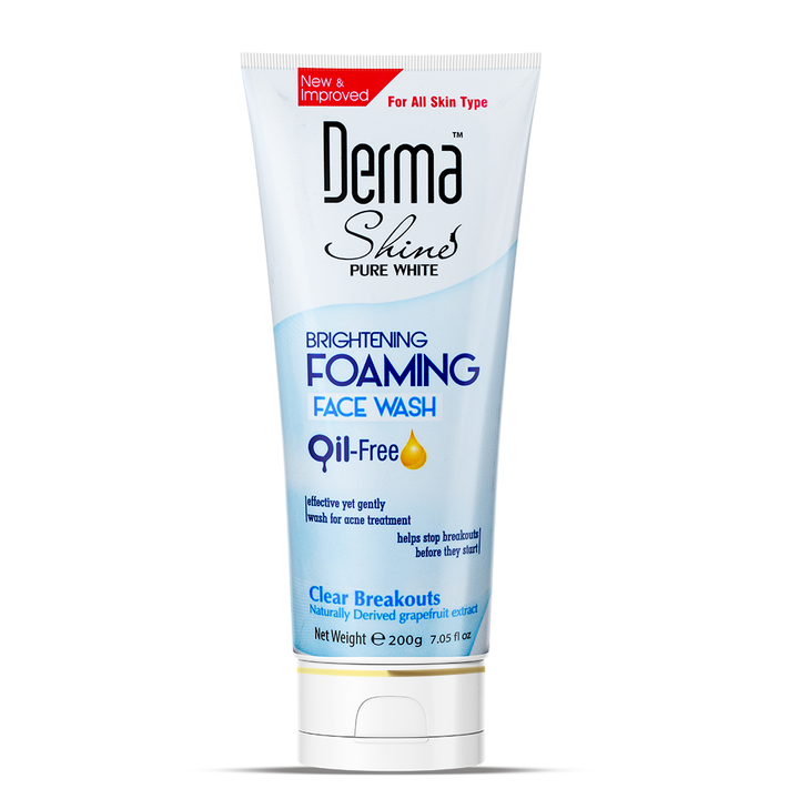 Derma Shine Oil Free Brightening Foaming Face Wash 200 GM