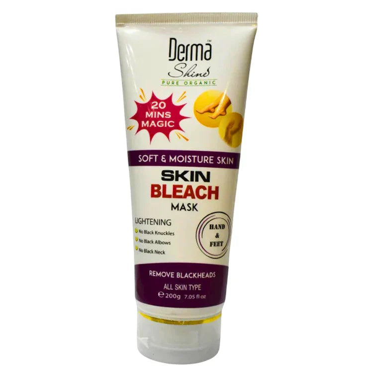 Derma Shine Soft & Moisture Hand & Feet Lightening Bleach Mask 200 GM