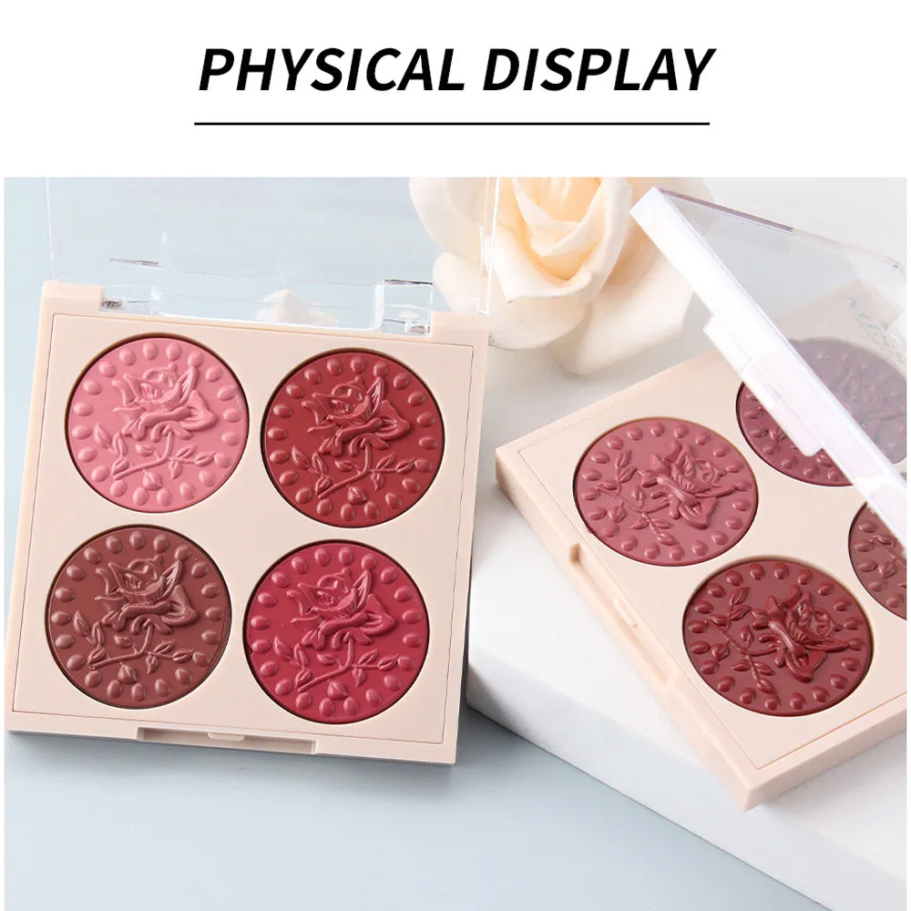 Miss Rose 4 colors gorgeous Lipstick palette