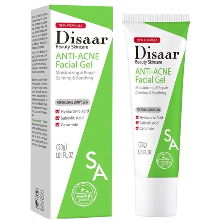 Disaar Anti Acne Facial Gel Moisturizing Repair Calming & Soothing 30 GM