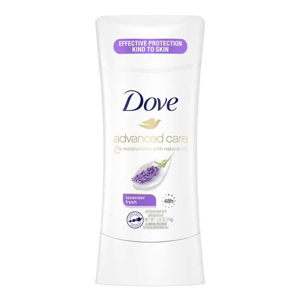 Dove Advanced Care Lavender Fresh Deodorant Stick 74 GM