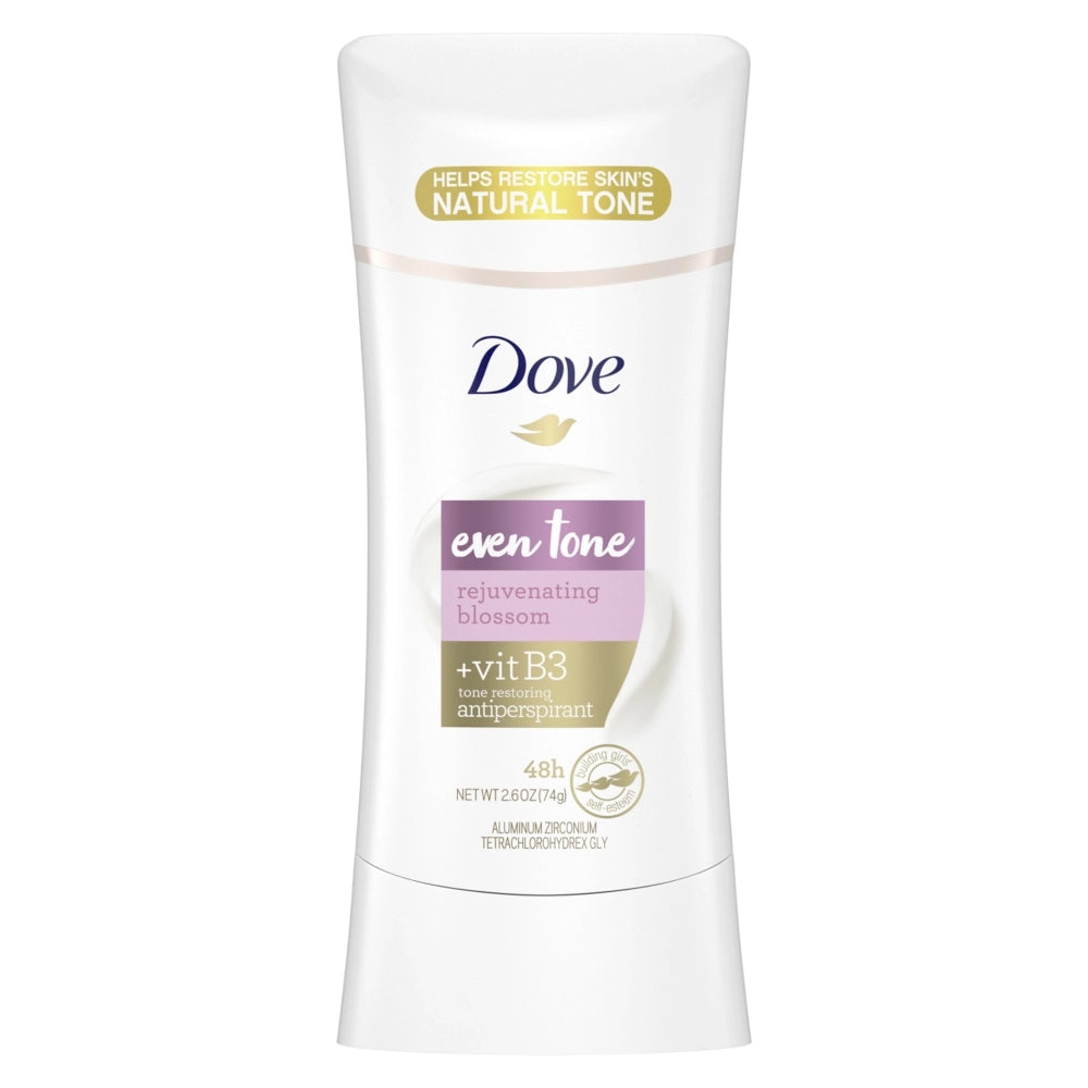 Dove Even Tone Antiperspirant Rejuvenating Blossom Deodorant Stick 74 GM