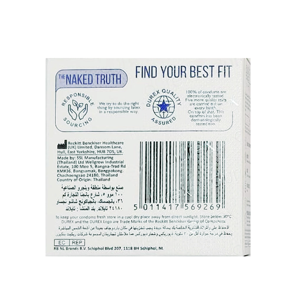 Durex Invisible Close Fit 3 Pieces