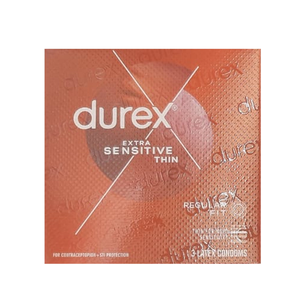 Durex Extra Sensitive Thin Regular Fit 3 Pieces