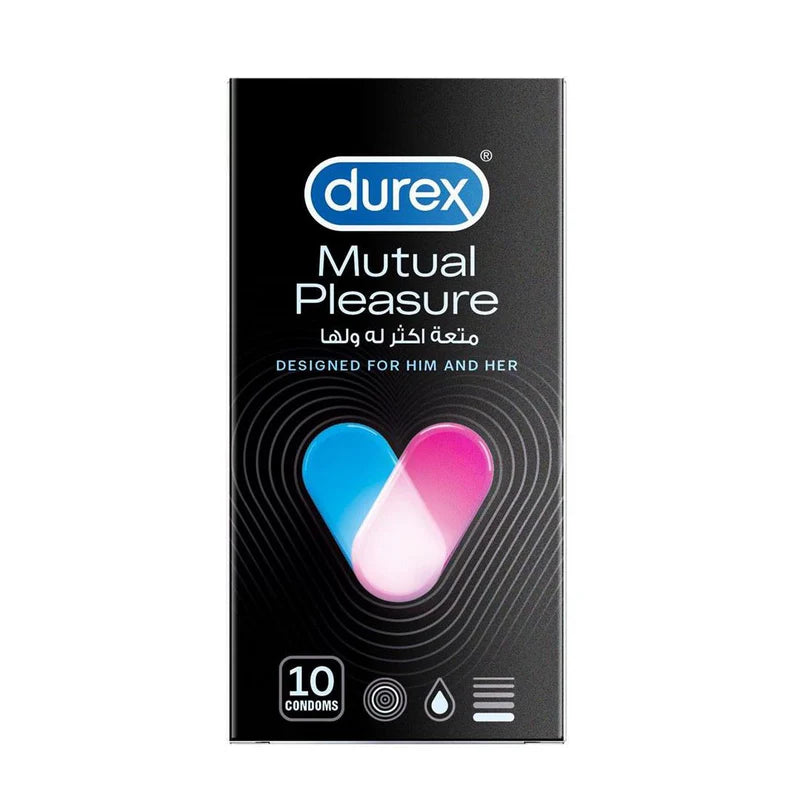 Durex Mutual Pleasure 10 Condoms Box