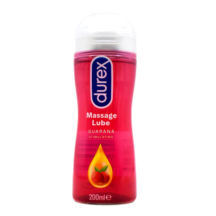 Durex Play Massage Lube Guarana Gel (Red) 200 ML