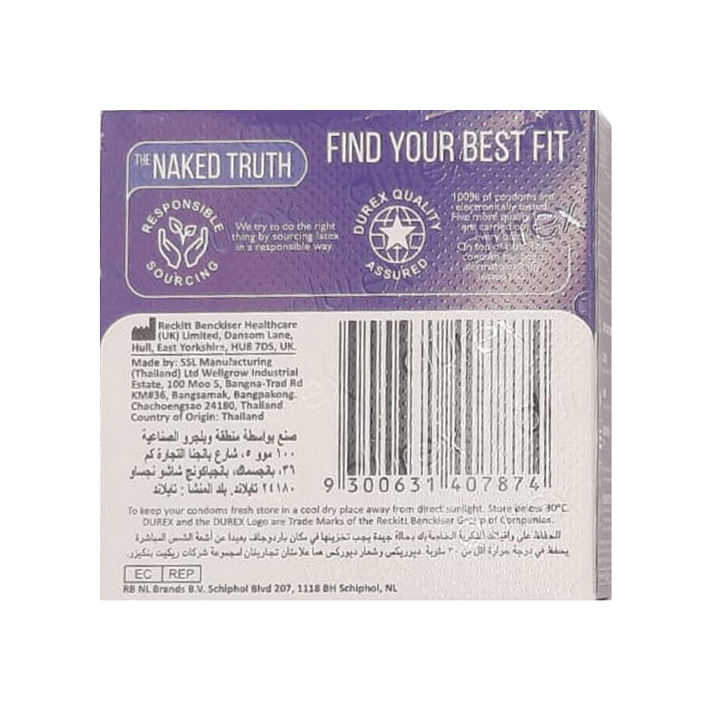 Durex Original Close Fit 3 Pieces