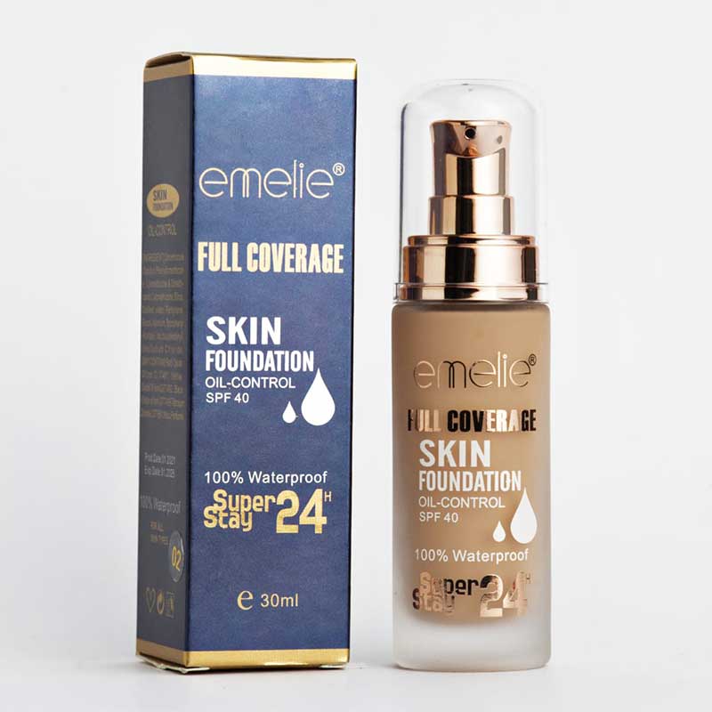 Emelie Full Coverage Skin Foundation 30 ML