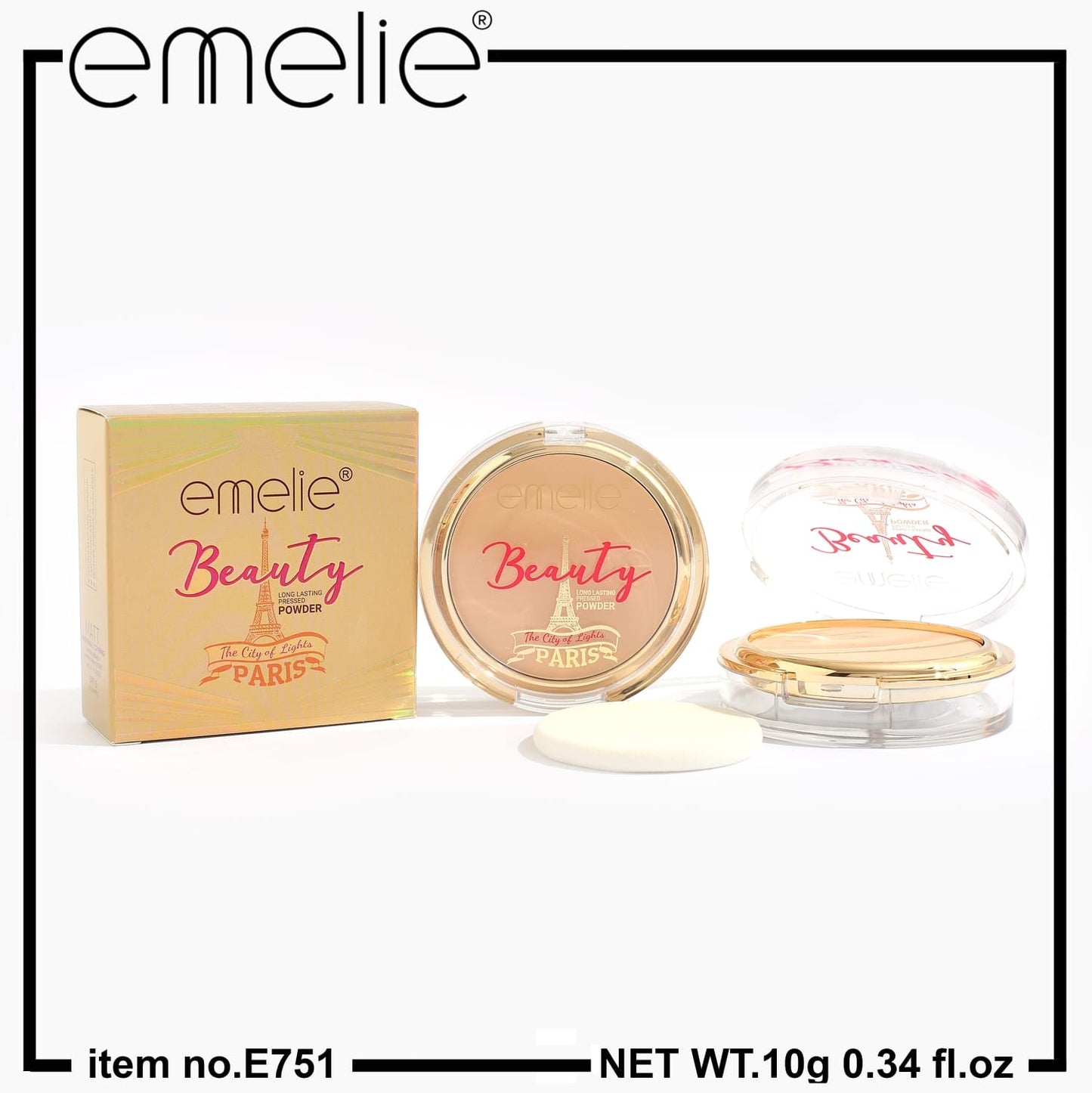 Emelie Beauty Pressed Powder