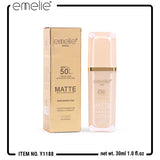Emelie Skin Perfector Liquid Foundation SPF 50+ Matte Waterproof 30 ML