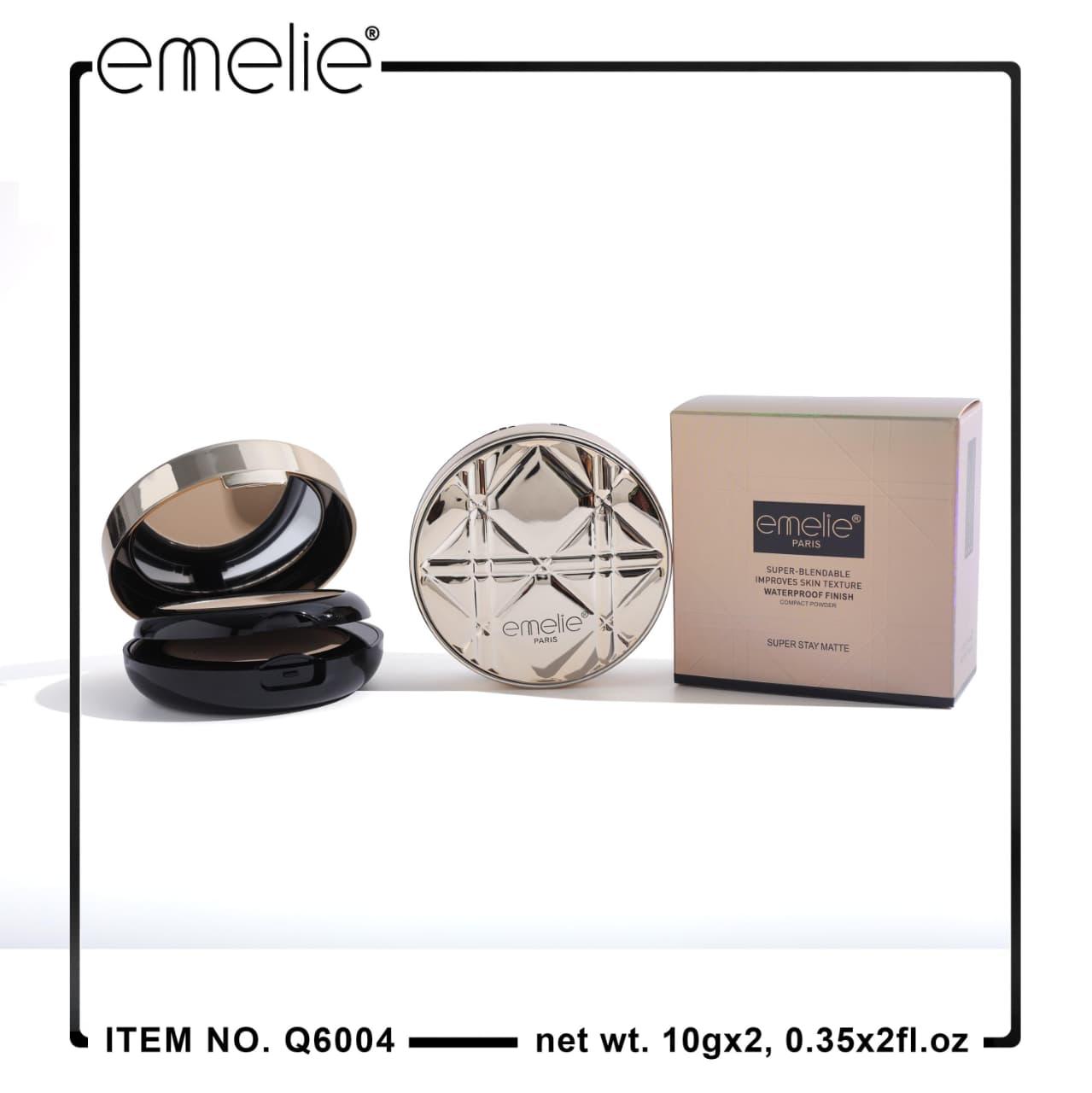 Emelie Super Stay Matte Compact 2 In 1 Powder