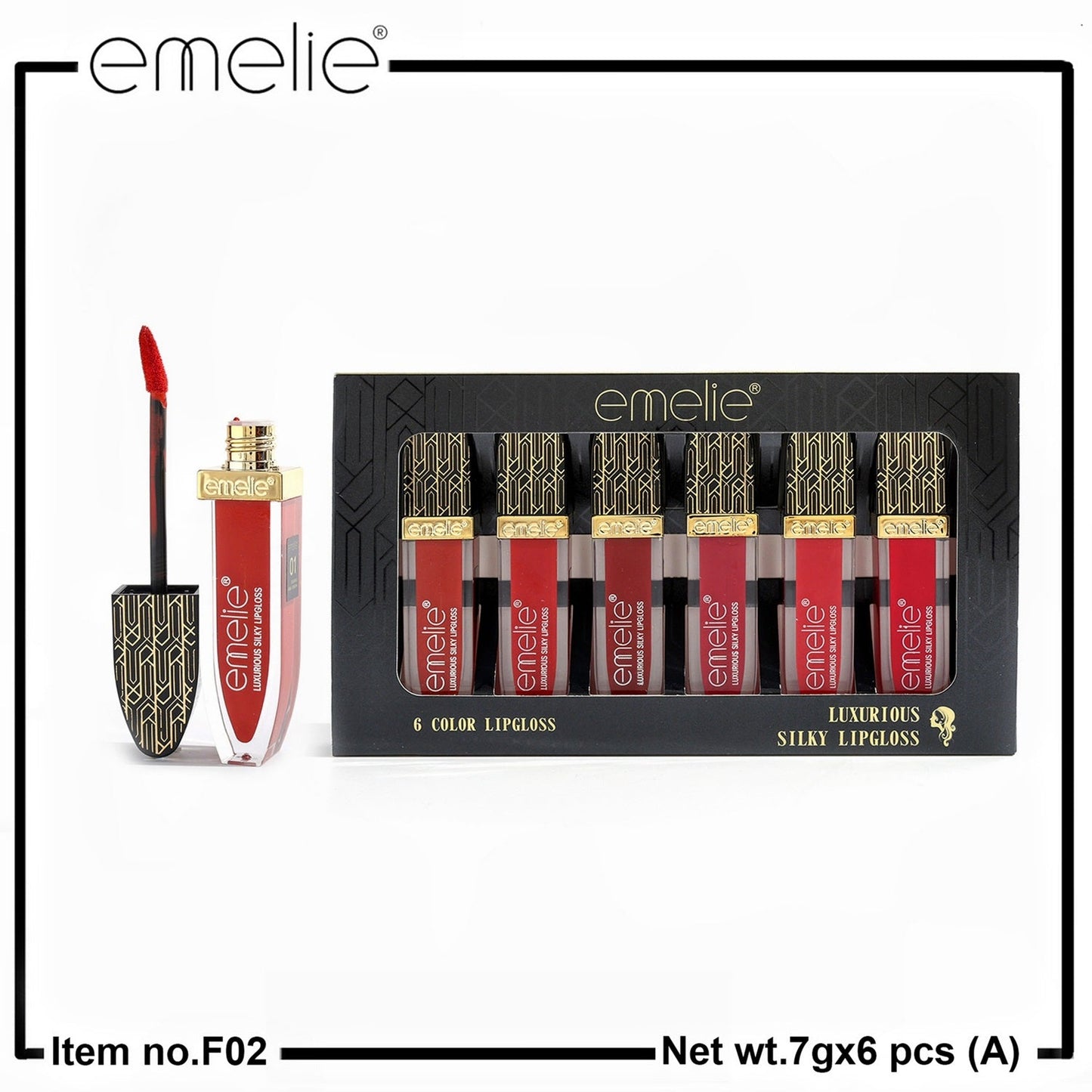 Emelie Luxurious Silky Lip Gloss 7 GM