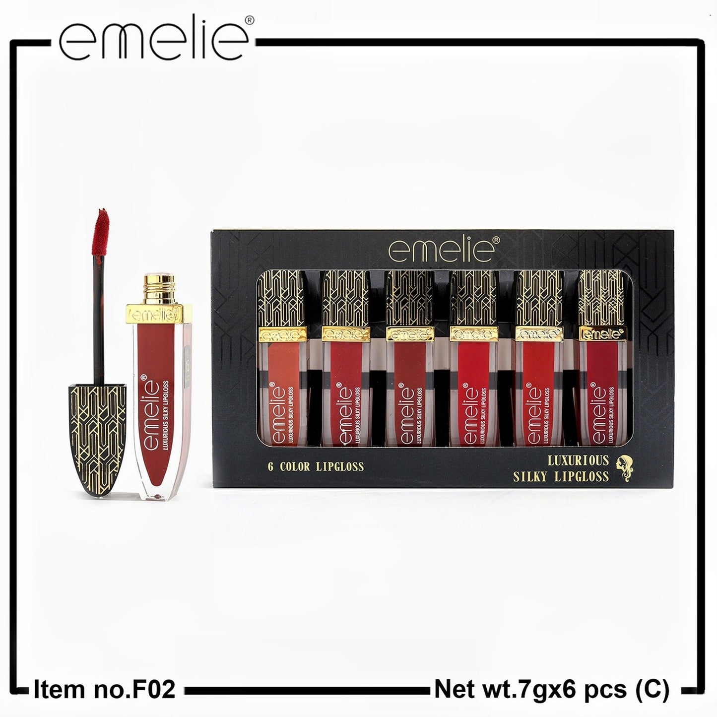 Emelie Luxurious Silky Lip Gloss 7 GM