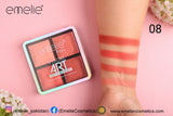 Emelie Visual Art Matte Blusher 4 Color Palette