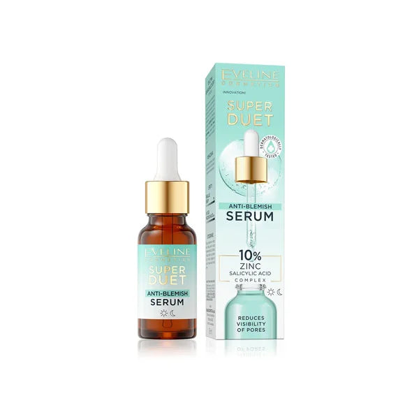 Eveline Super Duet Serum Anti – Blemish 10% Zinc & Salicylic Acid Complex 18ML