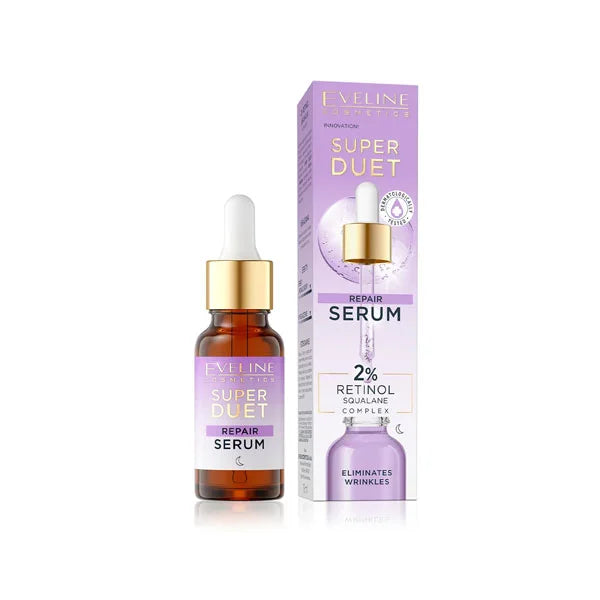 Eveline Super Duet Serum Repair 2% Retinol & Squalane Complex 18ML