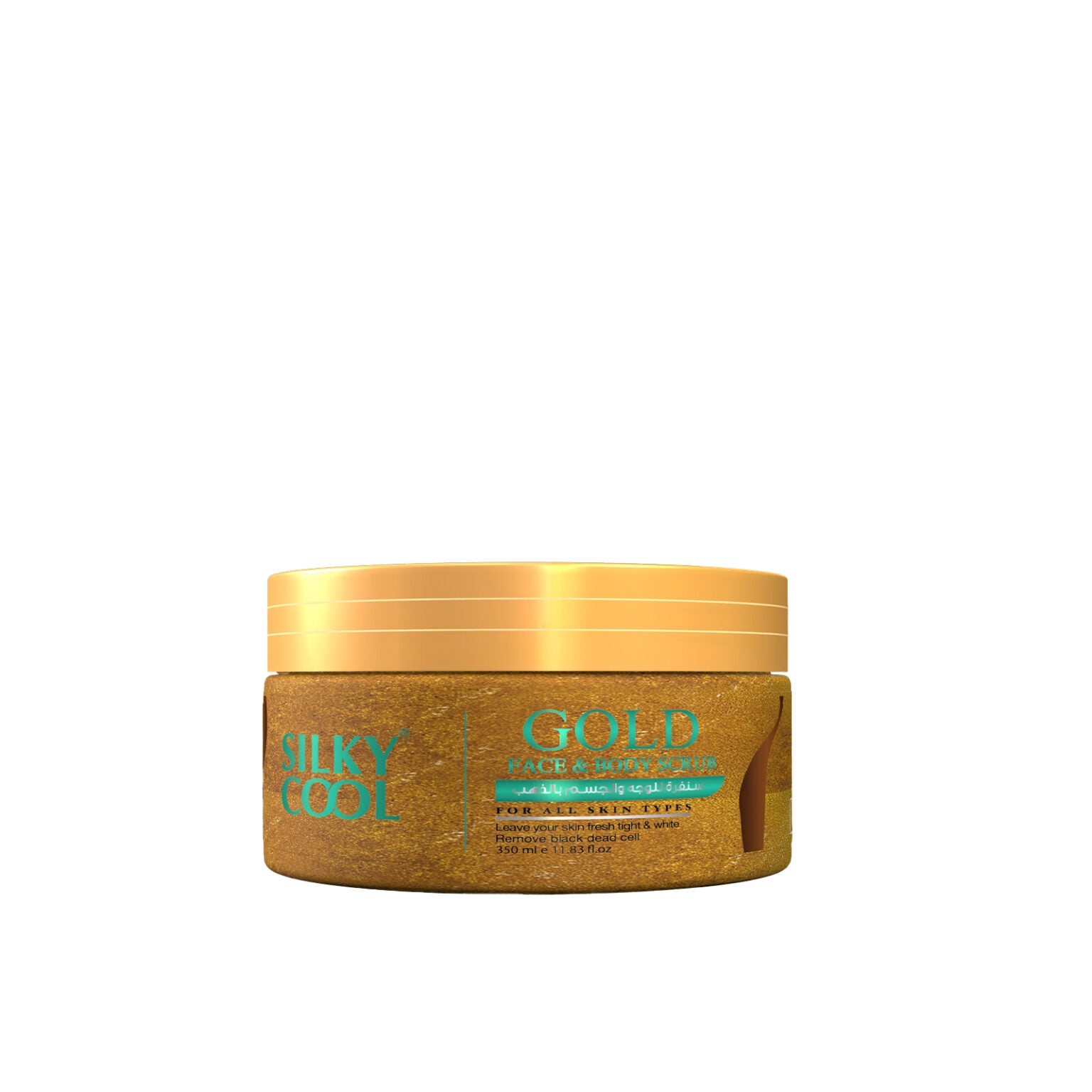 Silky Cool Face & Body Scrub Gel Gold 200 ML