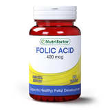 Nutrifactor Folic Acid 400 MCG 60 Tablets