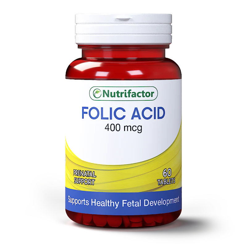 Nutrifactor Folic Acid 400 MCG 60 Tablets