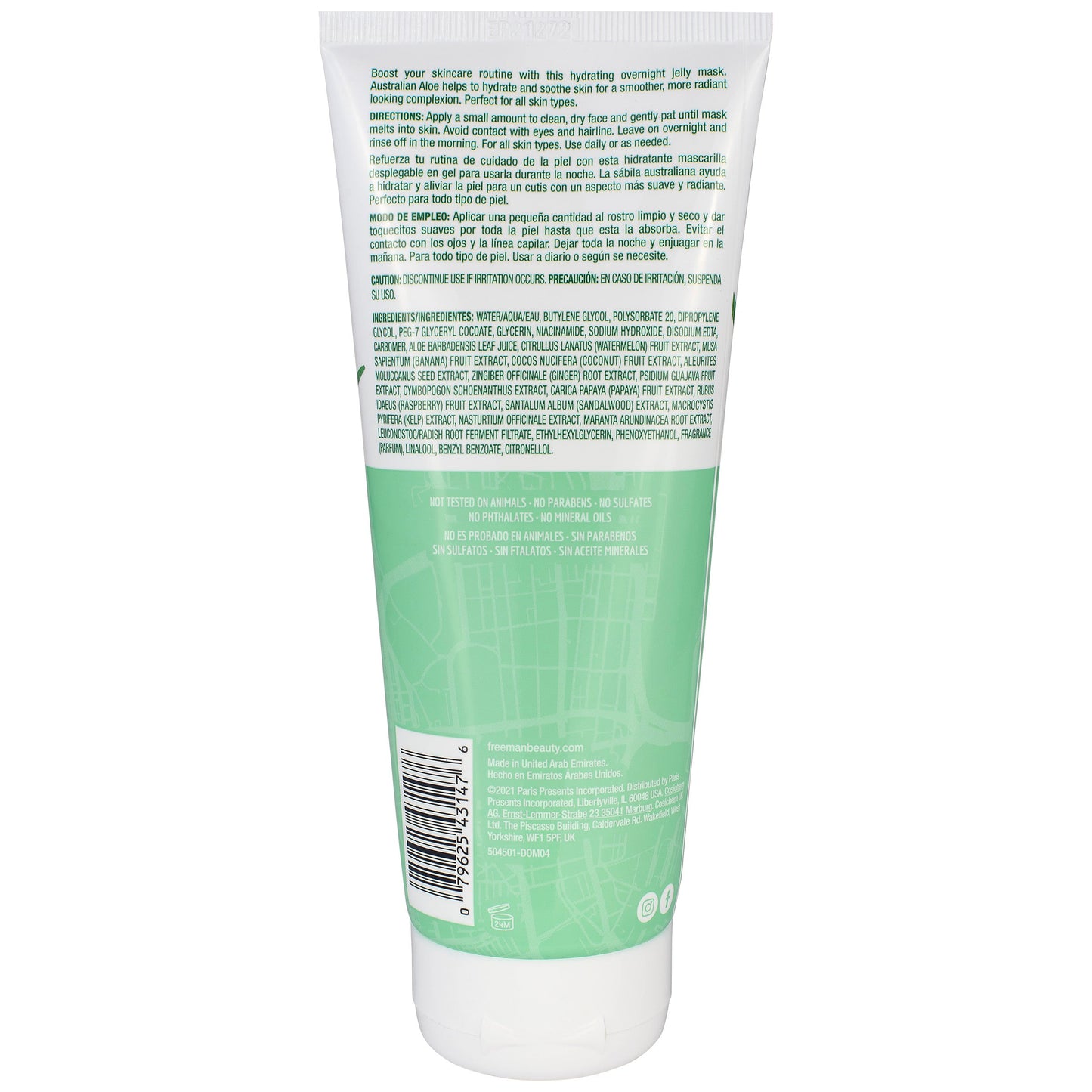 Freeman Australian Aloe Hydrating Jelly Mask 175 ML