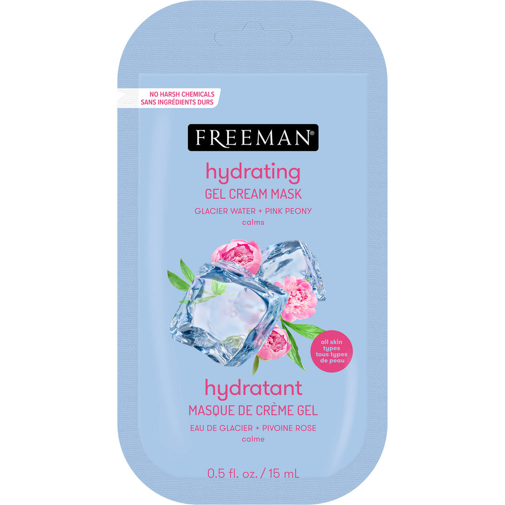 Freeman Hydrating Glacier Water + Pink Peony Gel Cream Mask 15 ML