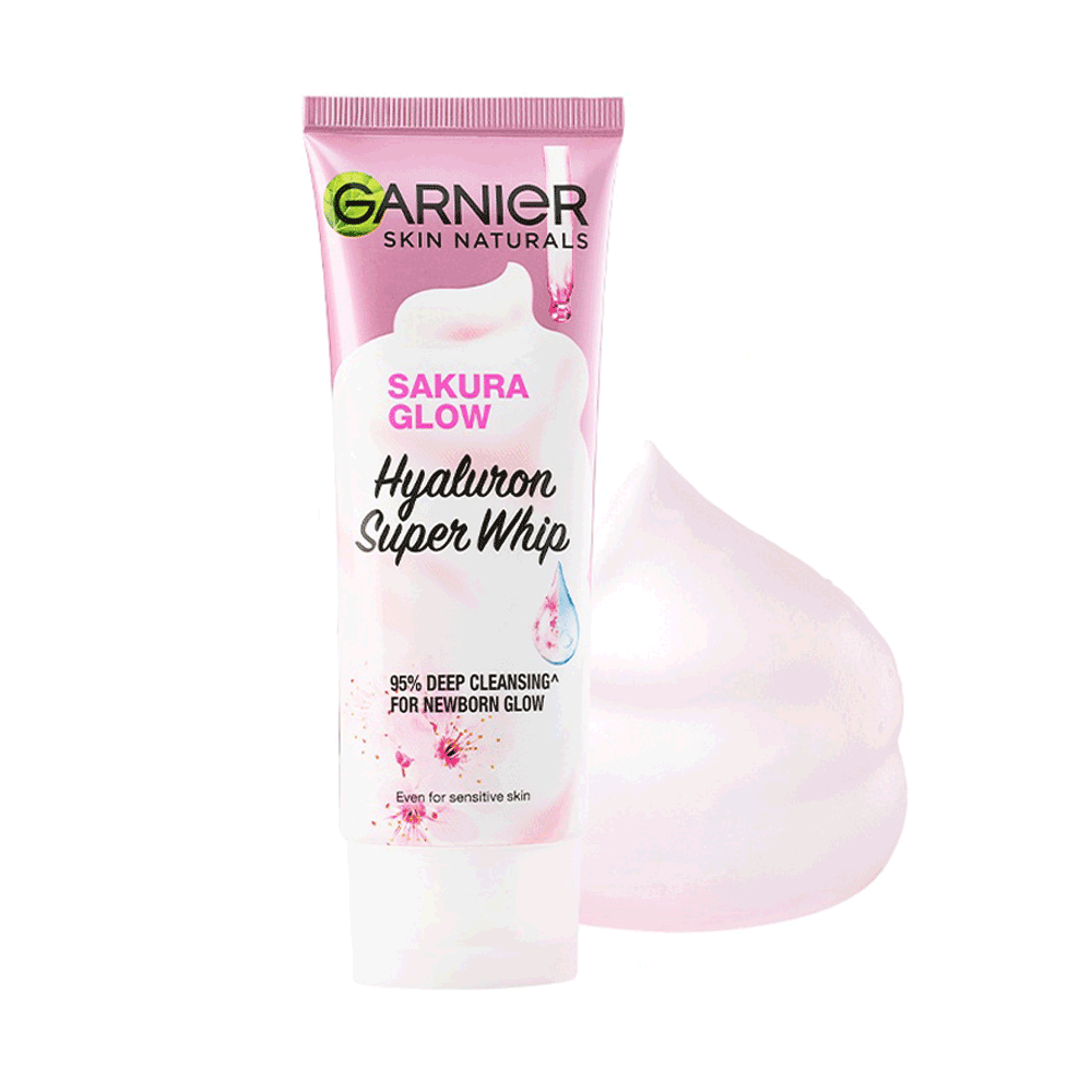 Garnier Sakura Glow Hyaluron Super Whip Foam 100 ML