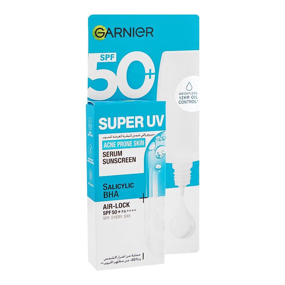 Garnier SkinActive SuperUV Anti-Acne SPF50+ Sunscreen 30 ML