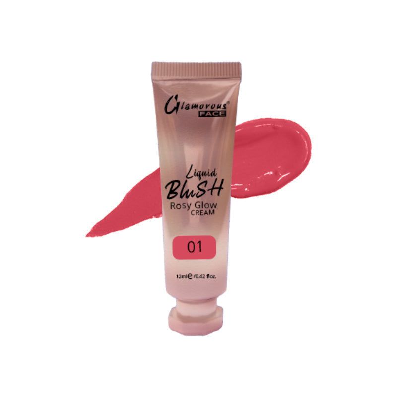Glamorous Face Rosy Glow Liquid Blush Cream 12 ML