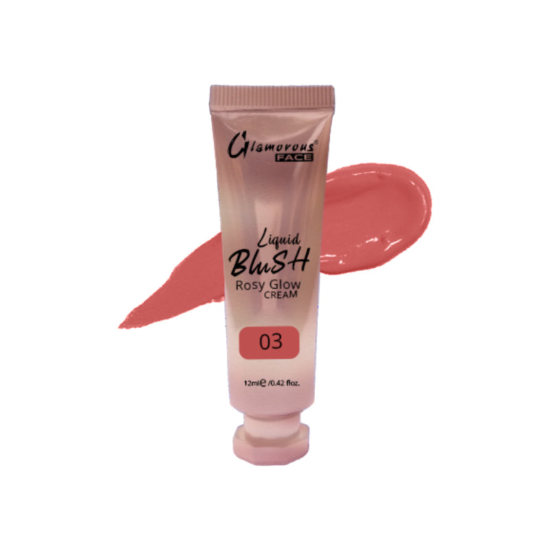 Glamorous Face Rosy Glow Liquid Blush Cream 12 ML