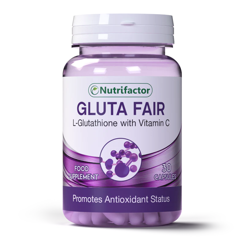 Nutrifactor Gluta Fair (30 Capsules) L-Glutathione with Vitamin C