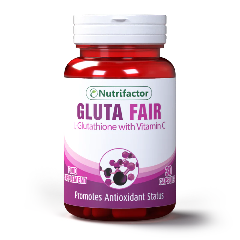 Nutrifactor Gluta Fair (30 Capsules) L-Glutathione with Vitamin C