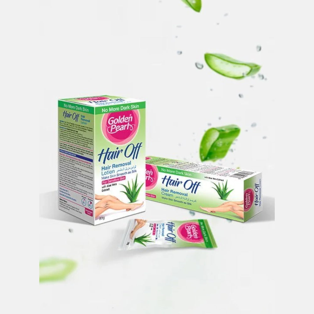 Golden Pearl Hair Off Hair Removal Cream Aloe Vera