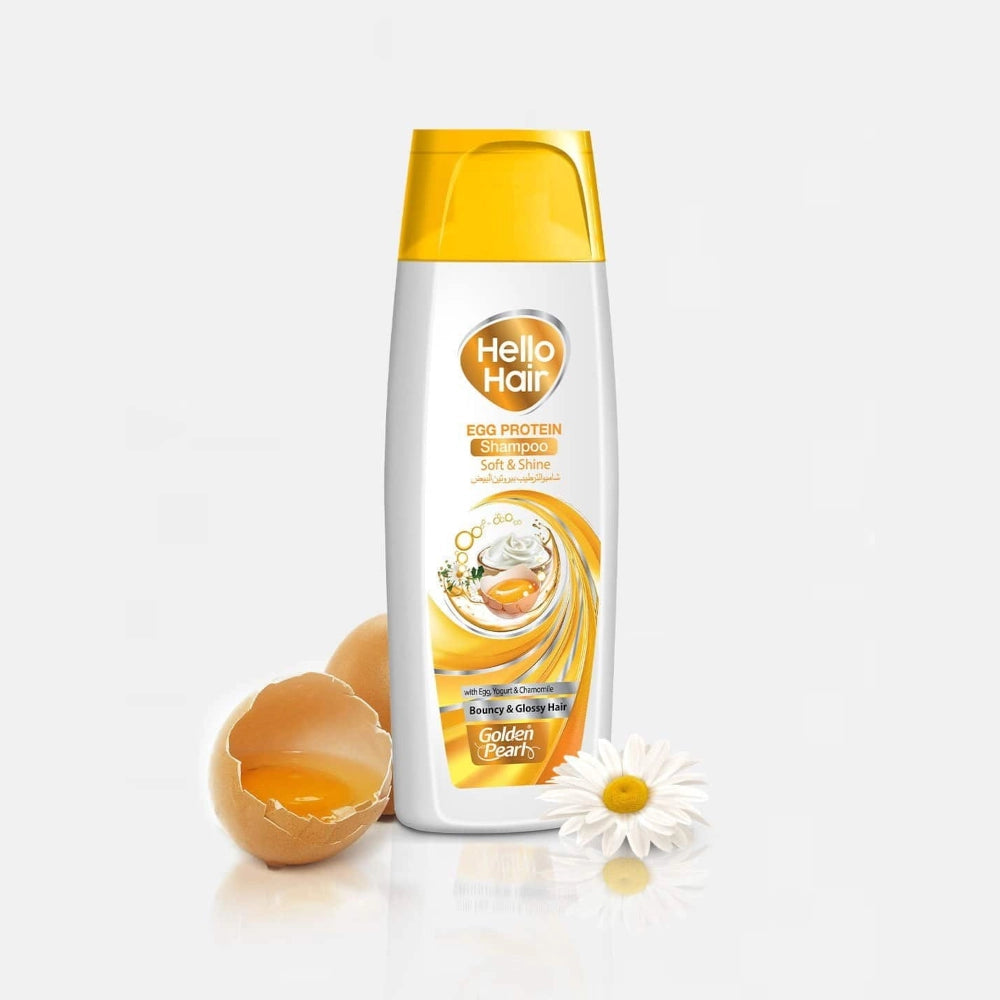 Golden Pearl  Hello Hair - Egg Protein Shampoo Soft & Shine