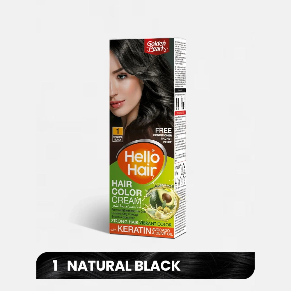 Golden Pearl Hello Hair - Hair Color Cream